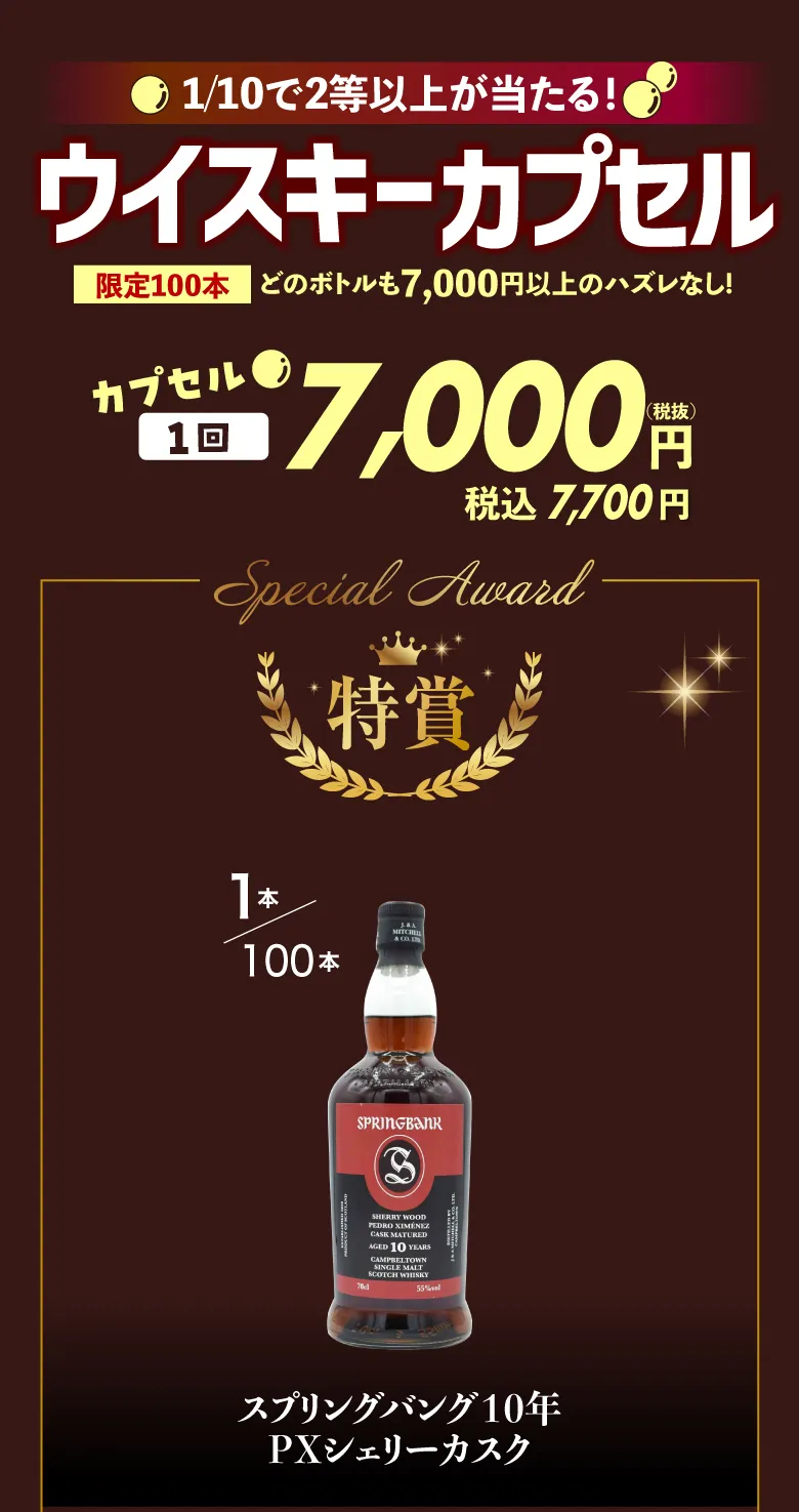 ウイスキーカプセル
